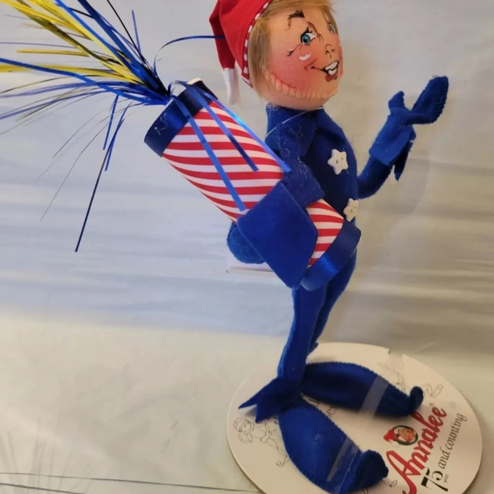 Annalee | Holiday | 222 Annalee 2 Firecracker Elf Patriotic July 4th ...
